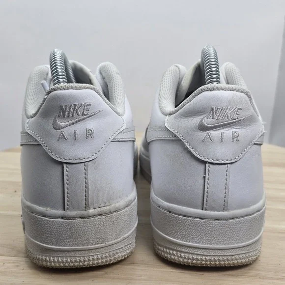 Womens Size 8.5 - Nike Air Force 1 Low Shoes White Custom Burberry paint - Picture 6 of 12